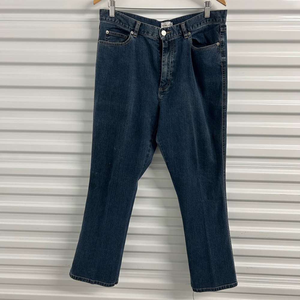 1990s Women’s Calvin Klein Classic Blue Jeans size 14 Vintage Denim